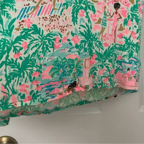 Lilly Pulitzer Vibrant Green and Pink Top - Picture 10 of 10